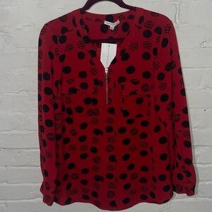 Notations Long-sleeved Blouse L